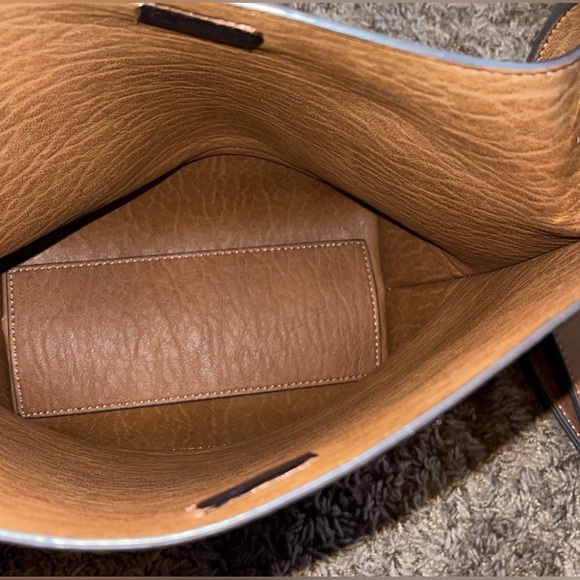 Calvin Klein Brown Crossbody Tote Bag with Pouch NWOT - Picture 4 of 4